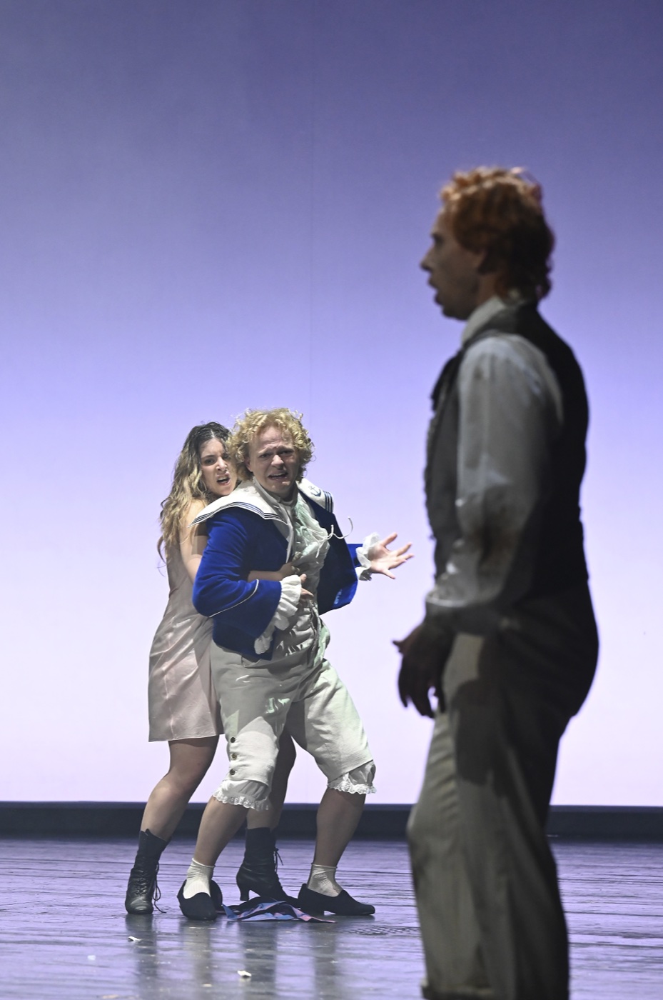 A scene from The Turn of the Screw with Derek Rue.